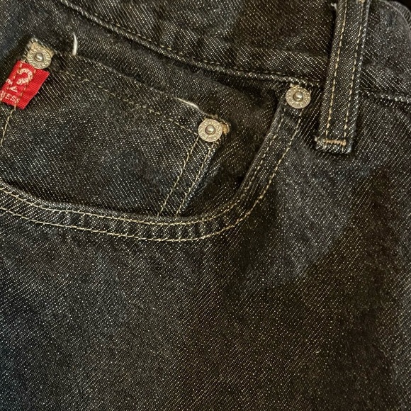 Men’s Guess Jeans Vintage 30 x 34 Authentic Black Stone Wash Denim - Picture 6 of 6